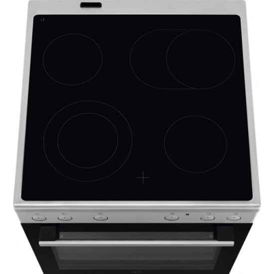 AEG CCB6400MBM Hλεκτρική Κουζίνα,φούρνος MaxiKlasse™, με Εστίες Κεραμικές (73lt) -6- εστιες Hilight,Inox A,αποκλ.euronics
