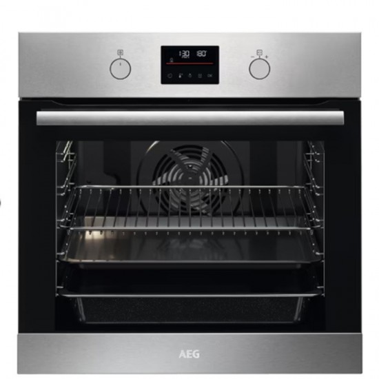 AEG BPS351161M SteamBake Φούρνος 72lt,με πυρόλυση και ατμό Inox,STEAMBAKE,Α+,