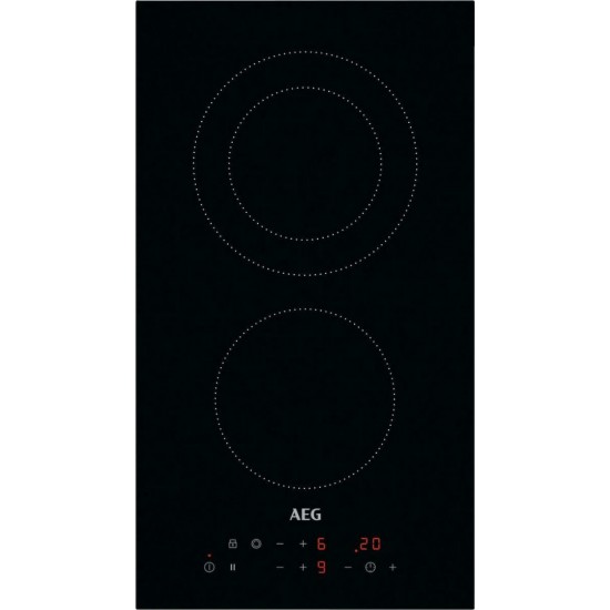 AEG HRB32310CB Αυτόνομη Κεραμική Εστία 2 Θέσεων (29cm)