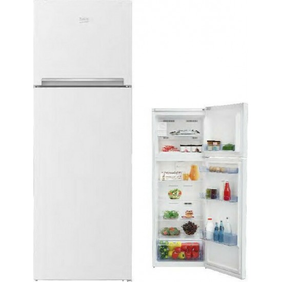 Beko RDNE350K30WN Ψυγείο Δίπορτο 313lt NoFrost Υψ172xΠλ59.5xΒ65.5εκ. Λευκό 3 χρόνια εγγύηση