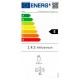 Beko B3RMLNE444HW Ψυγείο Μονόπορτο  (365lt)NoFrost Υ186.5xΠ59.7xΒ70.9εκ. Λευκό 