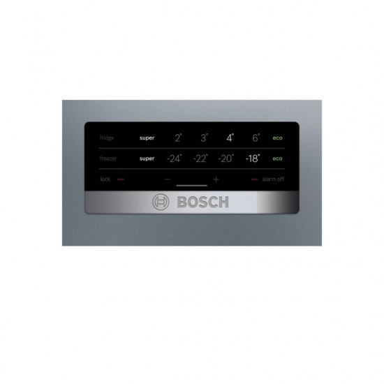 Bosch KGN39MLEB Ψυγειοκαταψύκτης 368lt Total NoFrost,VitaFresh, Υ203xΠ60xΒ66εκ. Inox