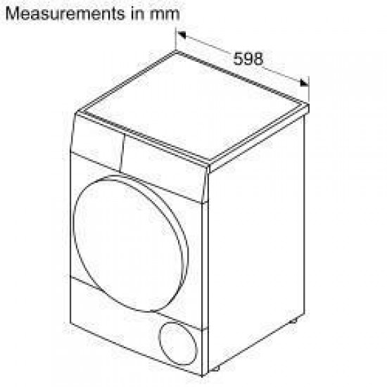 Bosch WPG23108GR Στεγνωτήριο 8kg κλασηΒ,AutoDry,SensitiveDrying,