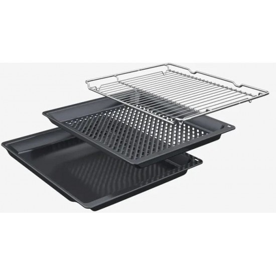 Bosch HBA272BB3 Φούρνος 71lt ,A+ ,Πυρόλυση ,Air Fry & Grill  ,Χρώμα  Μαύρο