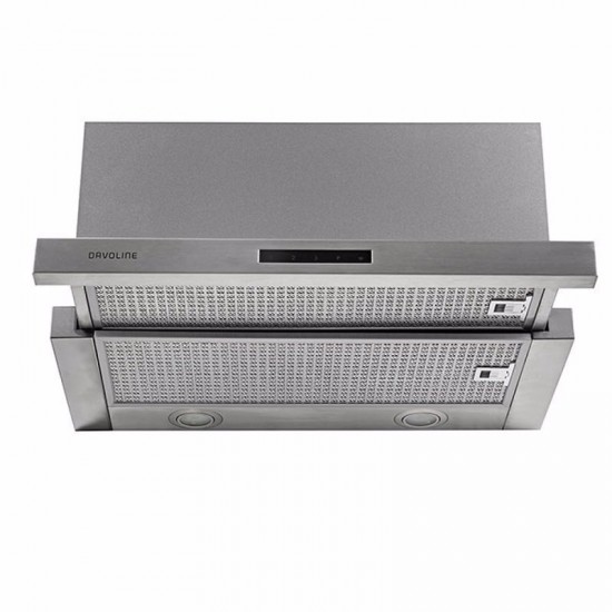 Davoline  CFX 253 NF IX,Ψυγειοκαταψύκτης 253lt Total NoFrost Υ180xΠ54xΒ60εκ. Inox  