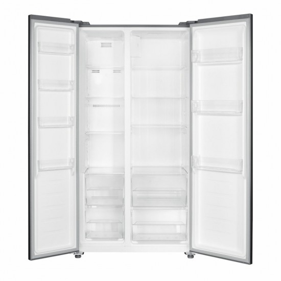 Eskimo ES RSBS442EDIN Ψυγείο Ντουλάπα,Full No Frost 442lt Υ177xΠ90xΒ59εκ. Inox