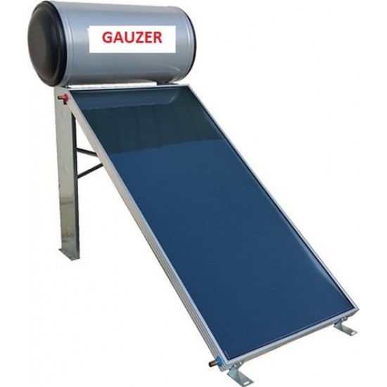 Gauzer Optima Classic Ηλιακός Θερμοσίφωνας 160lt/2m² Glass Διπλής Ενέργειας με Επιλεκτικό Συλλέκτη 