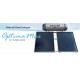 Gauzer Optima Max Standard Ηλιακός Θερμοσίφωνας 200lt/2,4m² Glass Διπλής Ενέργειας με Επιλεκτικό Συλλέκτη 