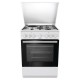 Gorenje GK6B41WD Κουζίνα 71lt με Εστίες Φυσικού Αερίου Π60εκ. Λευκή 740971,9 τρόποι λειτουργίας:AquaClean