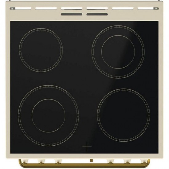 Gorenje GECS6B70CLI 740764 Κουζίνα Κεραμική Champagne (71lt)  Π60εκ. Μπεζ