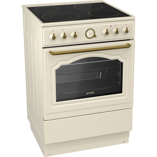 Gorenje GECS6B70CLI 740764 Κουζίνα Κεραμική Champagne (71lt)  Π60εκ. Μπεζ