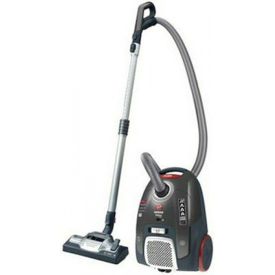 Hoover Telios Extra TX63SE 011 Ηλεκτρική Σκούπα 550W με Σακούλα 3.5lt Γκρι 