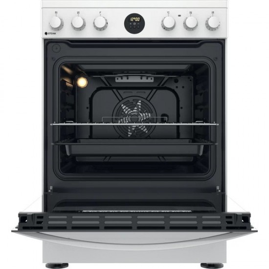 Indesit IS67V8CHW/E Κουζίνα (60cm) White (Υψ85cmxΠλ60cmxΒαθ60cm)  A+++