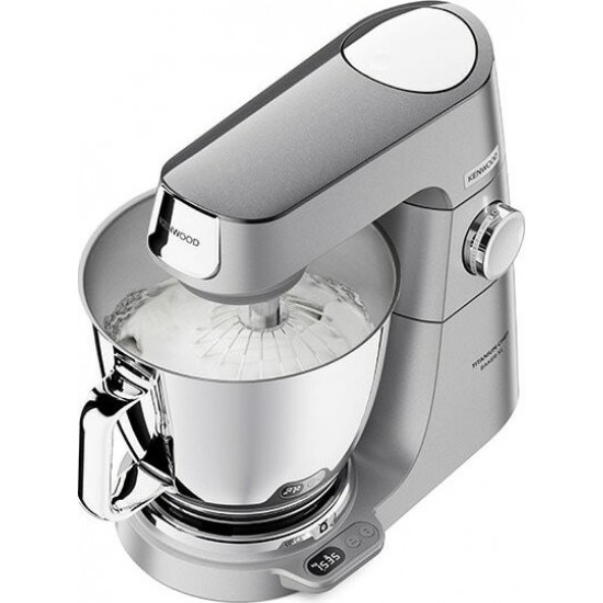 Kenwood KVL85.124SI Titanium Chef Baker XL Κουζινομηχανή 1200W με Ανοξείδωτο Κάδο 7lt