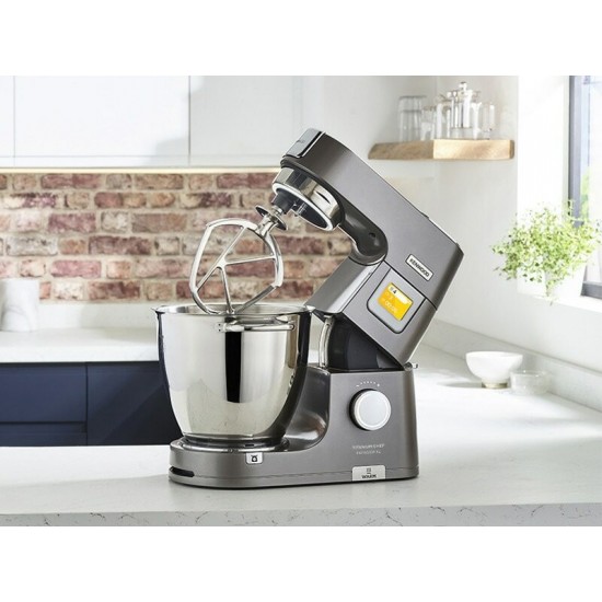 Kenwood Titanium Chef Patissier XL KWL90.004SI Κουζινομηχανή 1400W με Ανοξείδωτο Κάδο 7lt  