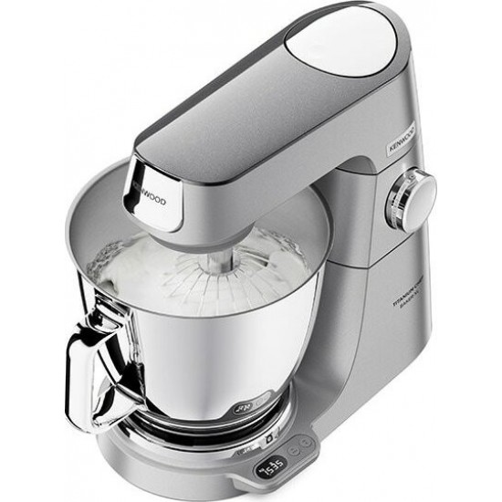 Kenwood Titanium Chef Baker XL KVL85.124SI Κουζινομηχανή 1200W με Ανοξείδωτο Κάδο (7lt)