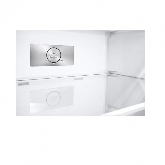 LG GTBV36PZGKD Ψυγείο Δίπορτο 395lt Total NoFrost υψ176xΠλ70xΒα68εκ. Inox,Door Cooling+, Smart Inverter Compressor