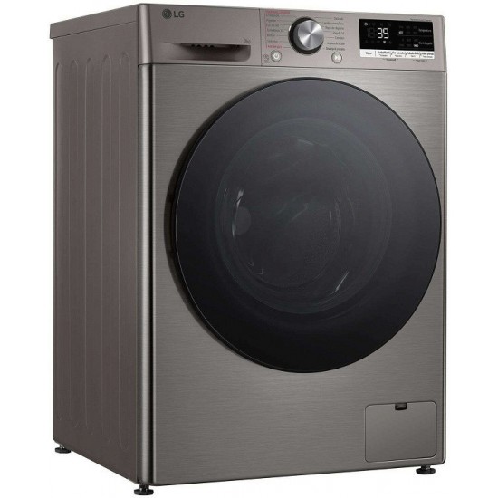 LG F4R7009TSSB Πλυντήριο Ρούχων 9kg με Ατμό 1400 Στροφών ,A-10%,AI DD™ ,TurboWash™,Wifi ,6 Motion