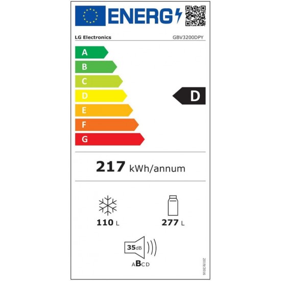 LG GBV3200DPY Ψυγειοκαταψύκτης 387lt ,Ασημί,Total NoFrost Υ203xΠ59.5xΒ68.2cm,NatureFRESH,Multi Air Flow-Γρήγορη & Ομοιόμορφη Ψύξη