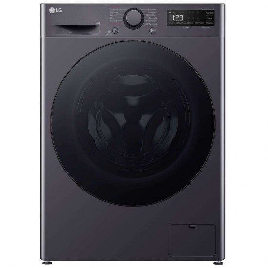 LG F2R5009TSMB SLIM BLACK ΠΛΥΝΤΗΡΙΟ 9KG 1200RPM AI DD™, Steam™,TurboWash™,Inverter DirectDrive Μοτέρ, 6 Motion DD ,βαθος 47,5