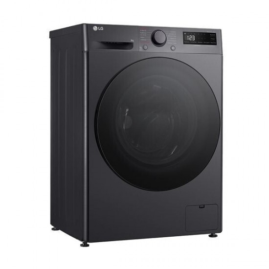 LG F2R5009TSMB SLIM BLACK ΠΛΥΝΤΗΡΙΟ 9KG 1200RPM AI DD™, Steam™,TurboWash™,Inverter DirectDrive Μοτέρ, 6 Motion DD ,βαθος 47,5