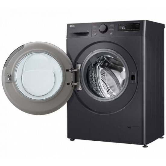 LG F2R5009TSMB SLIM BLACK ΠΛΥΝΤΗΡΙΟ 9KG 1200RPM AI DD™, Steam™,TurboWash™,Inverter DirectDrive Μοτέρ, 6 Motion DD ,βαθος 47,5