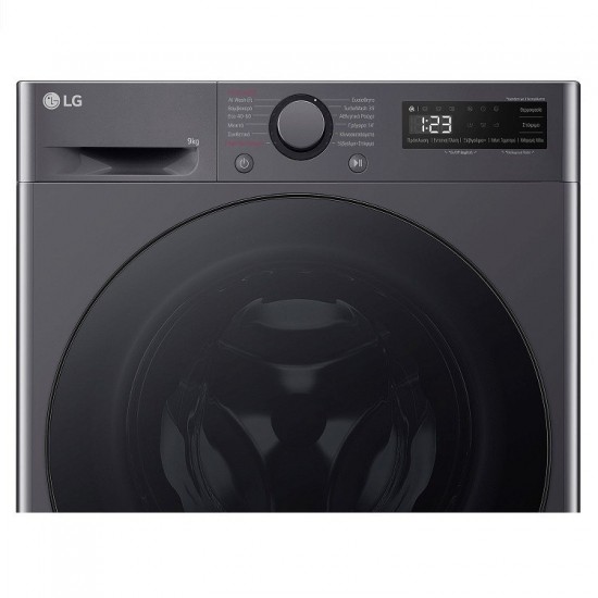 LG F2R5009TSMB SLIM BLACK ΠΛΥΝΤΗΡΙΟ 9KG 1200RPM AI DD™, Steam™,TurboWash™,Inverter DirectDrive Μοτέρ, 6 Motion DD ,βαθος 47,5