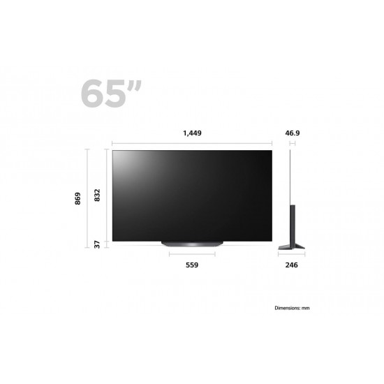 LG OLED65B36LA Smart Τηλεόραση 65" 4K UHD OLED HDR