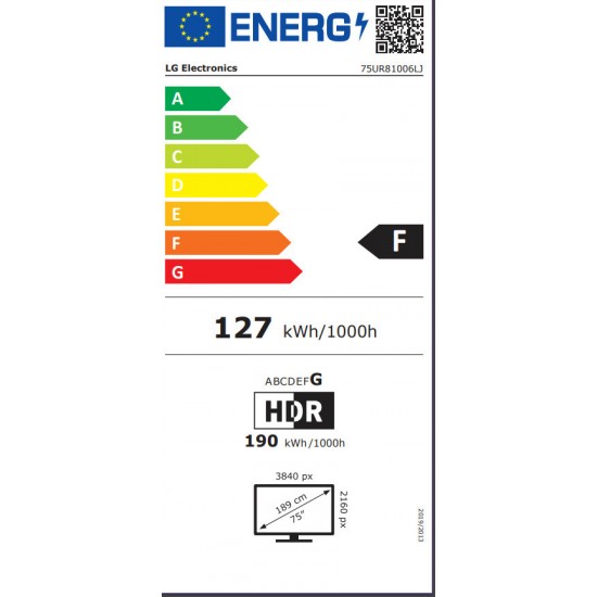 LG 75UR81006LJ Smart Τηλεόραση 75" 4K UHD LED HDR