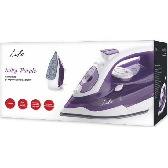 Life SI-100 Silky Purple Σίδερο Ατμού (320ml) 2400W