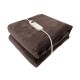 Life Cuddle Mocha Ηλεκτρική Διπλή Κουβέρτα Πλενόμενη , flannel fleece - sherpa fleece ,με Χρονοδιακόπτη Καφέ 160W 180x130cm,9 επίπεδα θερμοκρασίας 