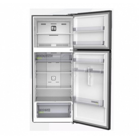 Midea MDRT580MTE02E Ψυγείο Δίπορτο (413Lt) NoFrost Υ172,3xΠ70xΒ67εκ. Inox