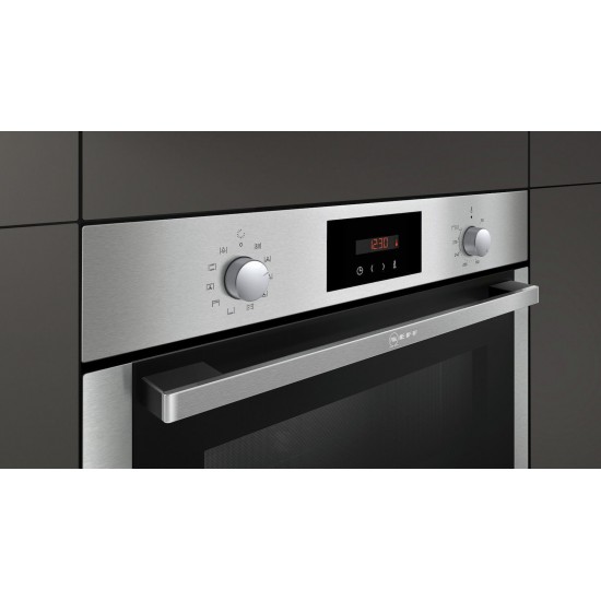 NEFF B3CCE4AN0 Φούρνος άνω Πάγκου 71lt  Inox, με 7 τρόπους λειτουργίας,,CircoTherm®,Eco Clean,Easy Clean®