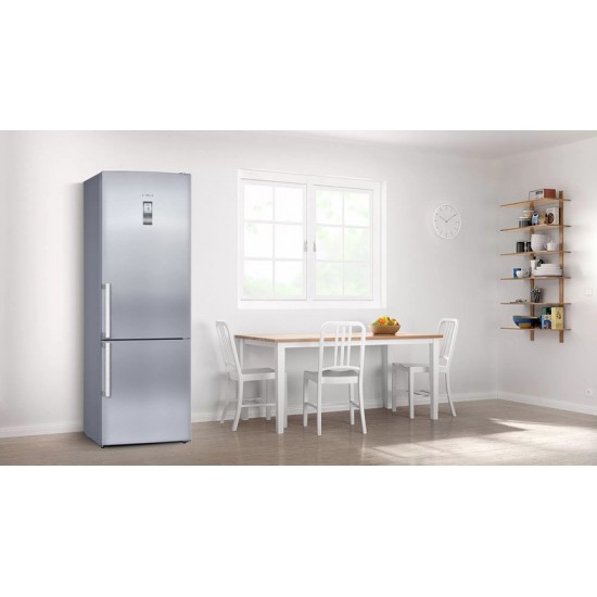 Pitsos PKNB49XIEP Ψυγειοκαταψύκτης 466Lt Full NoFrost,Inox Antifinger, Υ203xΠ70xΒ67εκ. Α++