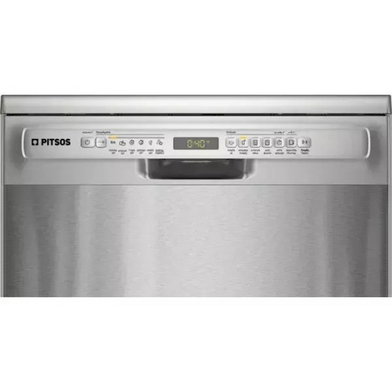 Pitsos DSF60I01 Πλυντήριο Πιάτων 60cm Inox ,12 σερβίτσια,6 προγράμματα,Home Connect,Eco Motor –BLDC