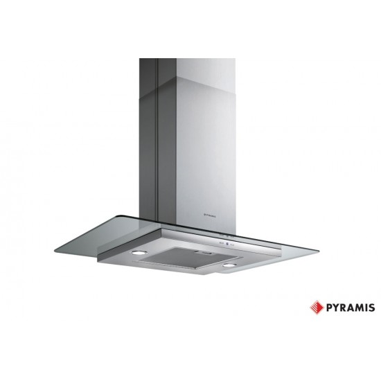 Pyramis Cielo Απορροφητήρας Νησίδα (90cm) Inox (065018501)