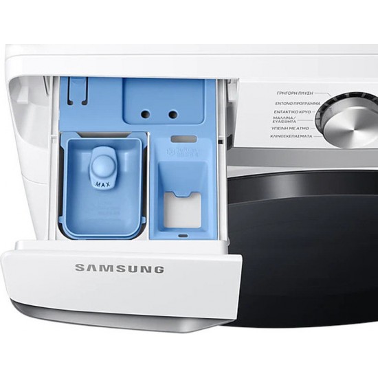 Samsung WF18T8000GW/LV Πλυντήριο ρούχων ατμού 18kg με WiFi,Eco Bubble:,Smart Control:ατμος,