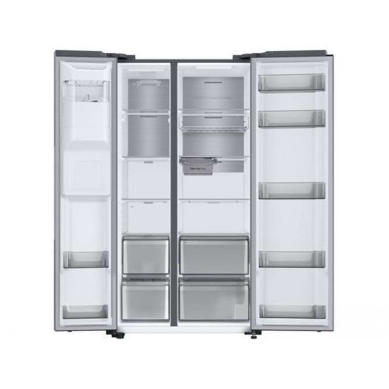 Samsung RS68CG885DS9/EF Ψυγείο Ντουλάπα NoFrost,634 lt, Υ178xΠ91.2xΒ71.6εκ. Inox,Εσωτερική Παγομηχανή,smartThings Home Care,Precise Cooling