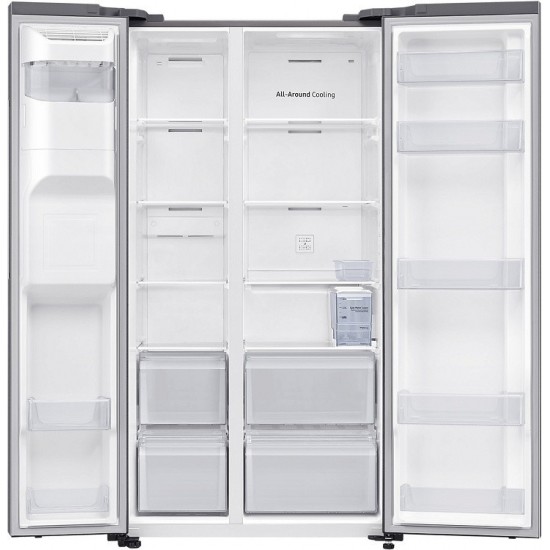 Samsung RS64DG5303S9/EF Ψυγείο 635lt No Frost Υ178xΠ91.2xΒ71.6cm Inox,ΕΣΩΤΕΡΙΚΟ ΠΑΓΟΥΡΙ ,All Around Cooling, WiFi / SmartThings