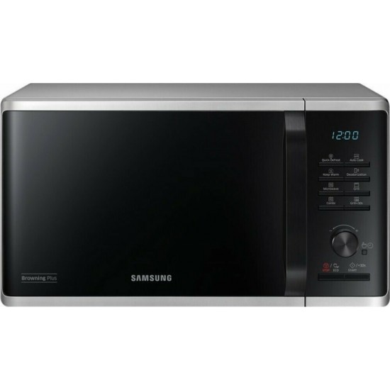 Samsung MG23K3515AS Φούρνος Μικροκυμάτων με Grill 23lt Inox,Ceramic Inside