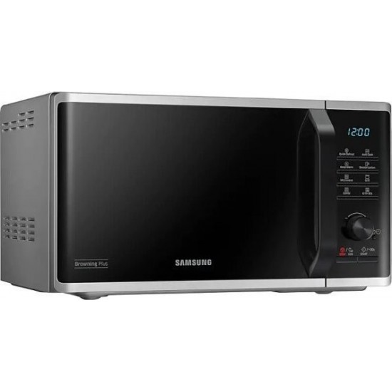 Samsung MG23K3515AS Φούρνος Μικροκυμάτων με Grill 23lt Inox,Ceramic Inside