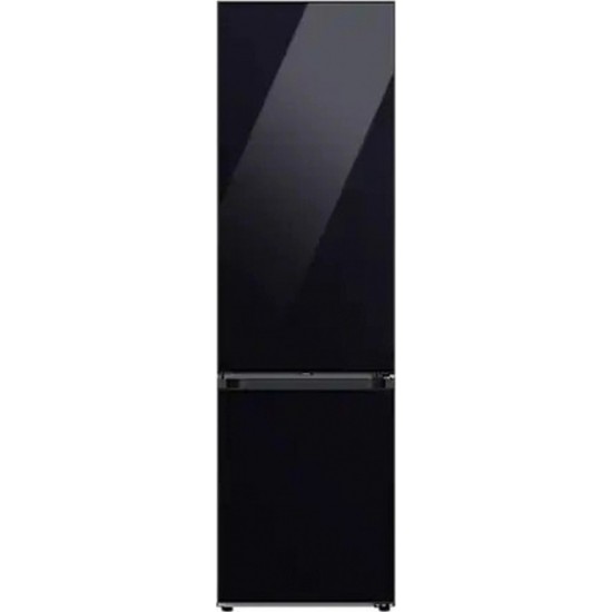 Samsung RB38A6B2E22/EF Bespoke Black Glass, Ψυγειοκαταψύκτης,Digital Inverter, SpaceMax,(390lt) ,all-around cooling,NoFrost Υ203xΠ59.5xΒ65.8εκ.