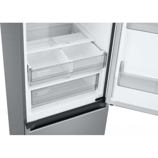 Samsung RB38C776DS9/EF Ψυγειοκαταψύκτης INOX 390lt Total NoFrost Υ203xΠ59.5xΒ65.8cm ,SmartThings AI Energy Mode,All-Around Cooling,Ενσωματωμένο Wi-Fi