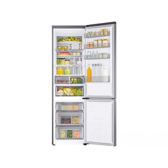 Samsung RB38C776DS9/EF Ψυγειοκαταψύκτης INOX 390lt Total NoFrost Υ203xΠ59.5xΒ65.8cm ,SmartThings AI Energy Mode,All-Around Cooling,Ενσωματωμένο Wi-Fi