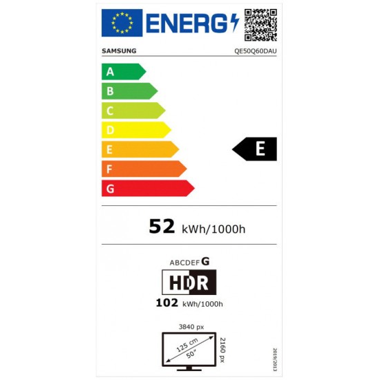 Samsung QE50Q60DAUXXH Smart Τηλεόραση 50 4K UHD QLED HDR