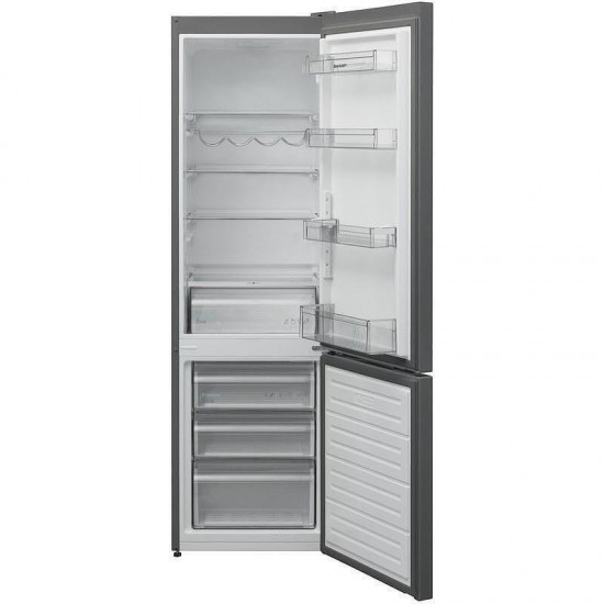 Sharp SJ-FBB05DTXLE Ψυγειοκαταψύκτης 288lt Υ180xΠ54xΒ60cm Inox,σύστημα στατικής ψύξης