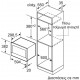 Siemens BE634LGS1 Φούρνος Μικροκυμάτων Εντοιχιζόμενος Inox (21lt) Ισχύς 900 W