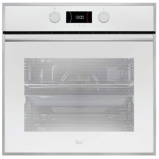 Teka HLB 840W Φούρνος Εντοιχιζόμενος Άνω Πάγκου (70lt) Λευκό/Inox Α+ (F.565.WH) HydroClean PRO