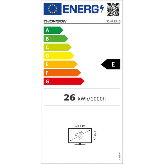 Thomson 32HA2S13 Τηλεόραση 32" Smart HD Ready LED