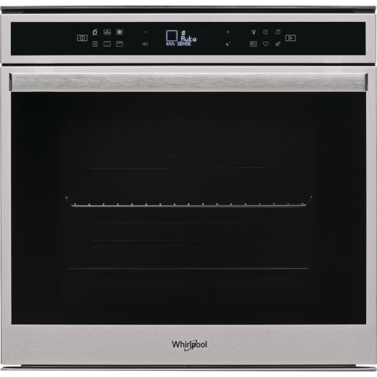 Whirlpool W6 OM4 4S1 P Φούρνος ΙΝΟΧ,Multifunction με 14 λειτουργίες - W Collection,(73lt) 6th Sense,Πυρολυτικό σύστημα καθαρισμού,δύο κύκλοι,A+